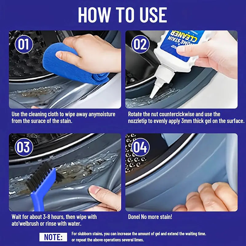 No-Scrub Mold Killer Gel - Deep Clean for Grout, Tiles & More!