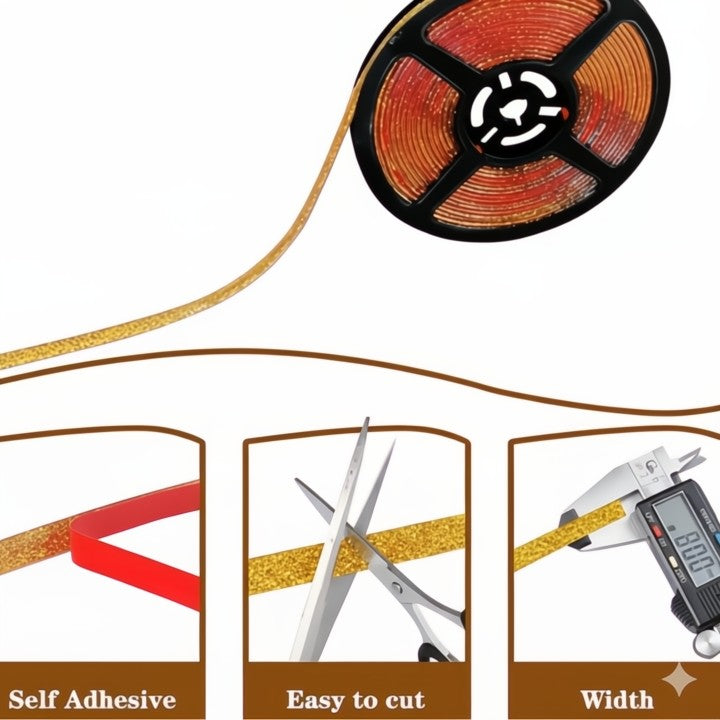 Easy Bathroom & Kitchen Tile Tape to Stop Mold & Grout Grime for Good