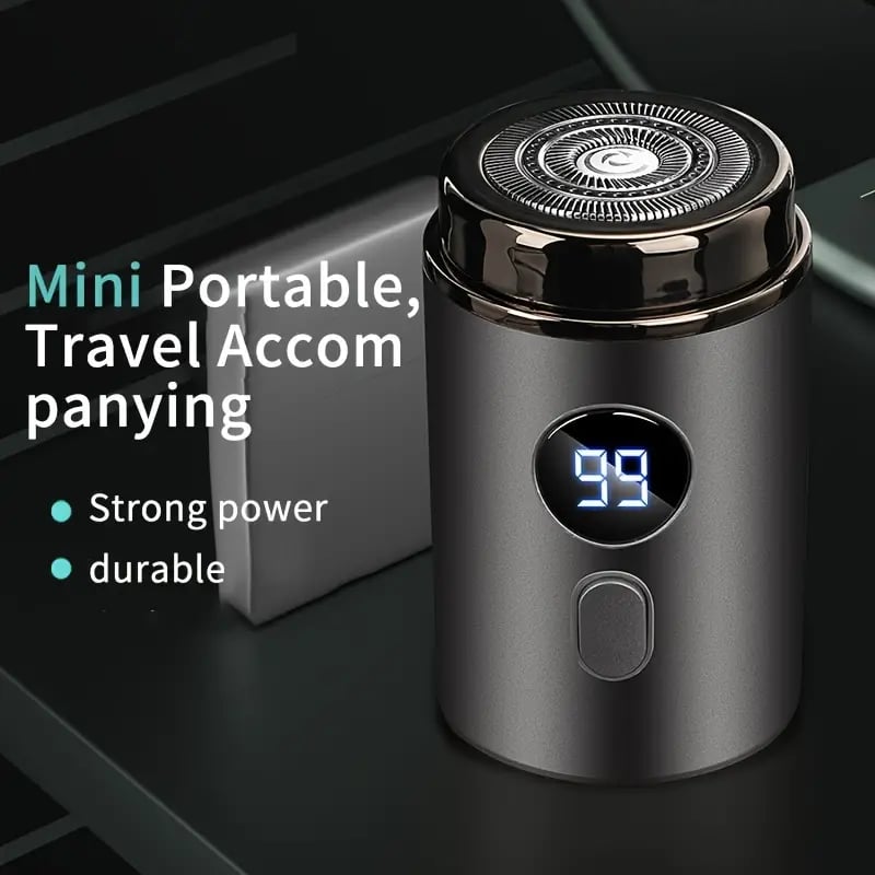 Mini Electric Shaver — Portable Waterproof Grooming Device with 15 Blades