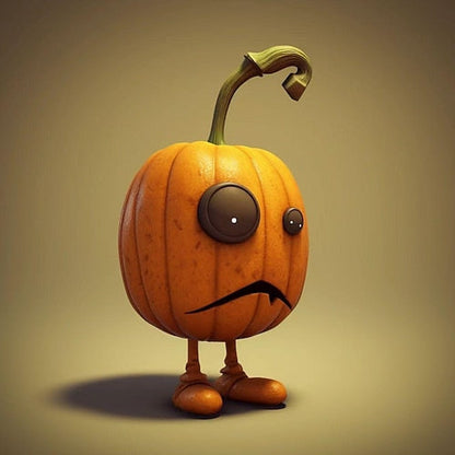 Pumpkin Garden Decoration Figurine — Autumn Highlight for Home & Garden