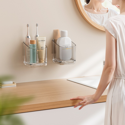 Wall mount without drilling — secure organization without damage