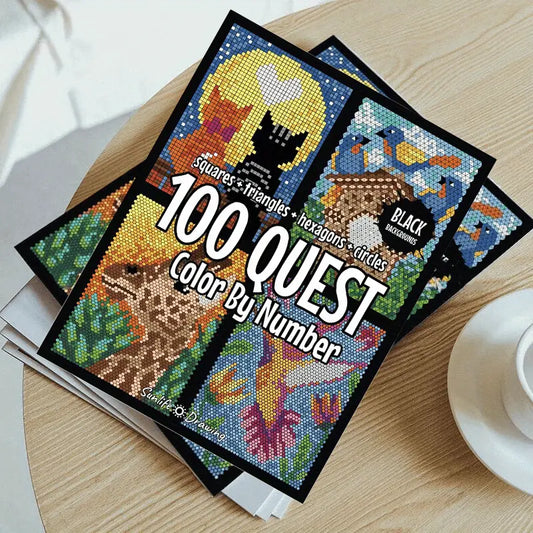 Creative Mosaic Coloring Book — 100 Beautiful Patterns to Color