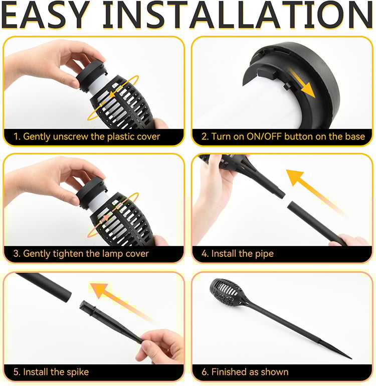 🏆Flash Sale⚡ 50K+ Solar Powered Fire Flame Design Garden Light Mivoza Deutschland