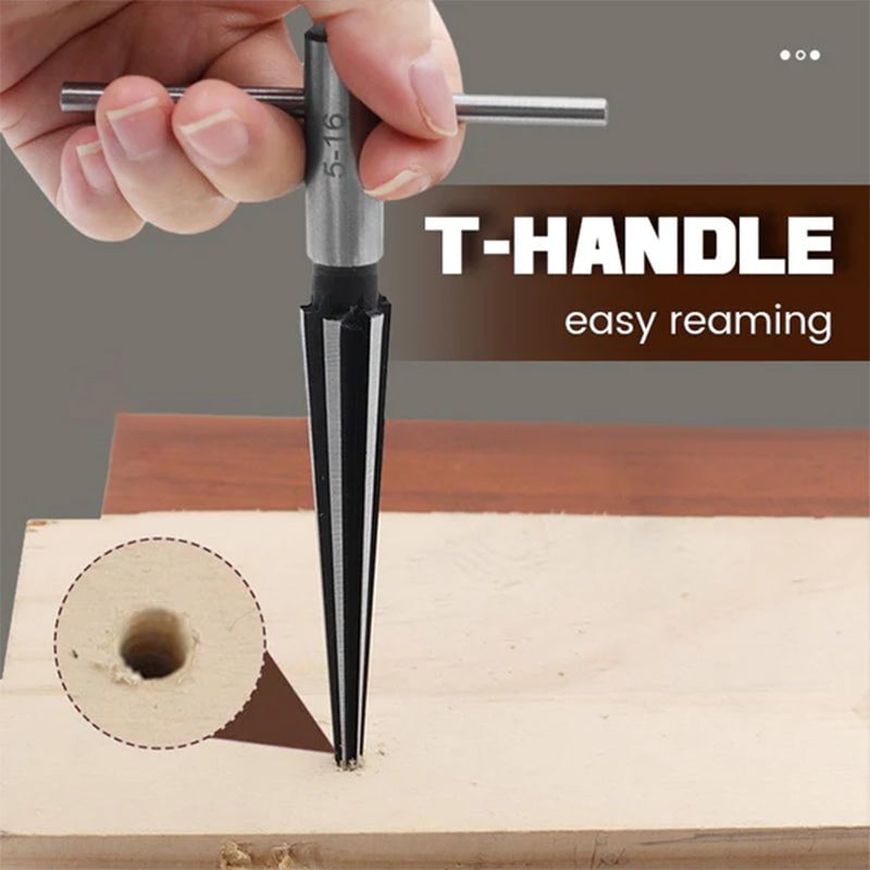 T-handle reamers — mirror-smooth holes without effort