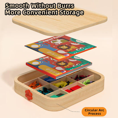 Wooden Magnetic Puzzle — Promoting Creativity and Self-Confidence