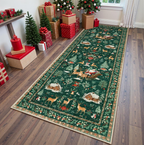 Christmas Carpet Wonderland — Non-slip & cozy for children & guests