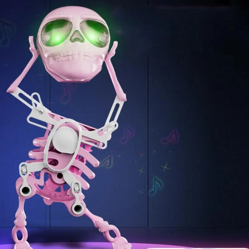 Dancing Skeleton Figure – Glowing Dance Decoration with Playful Glow