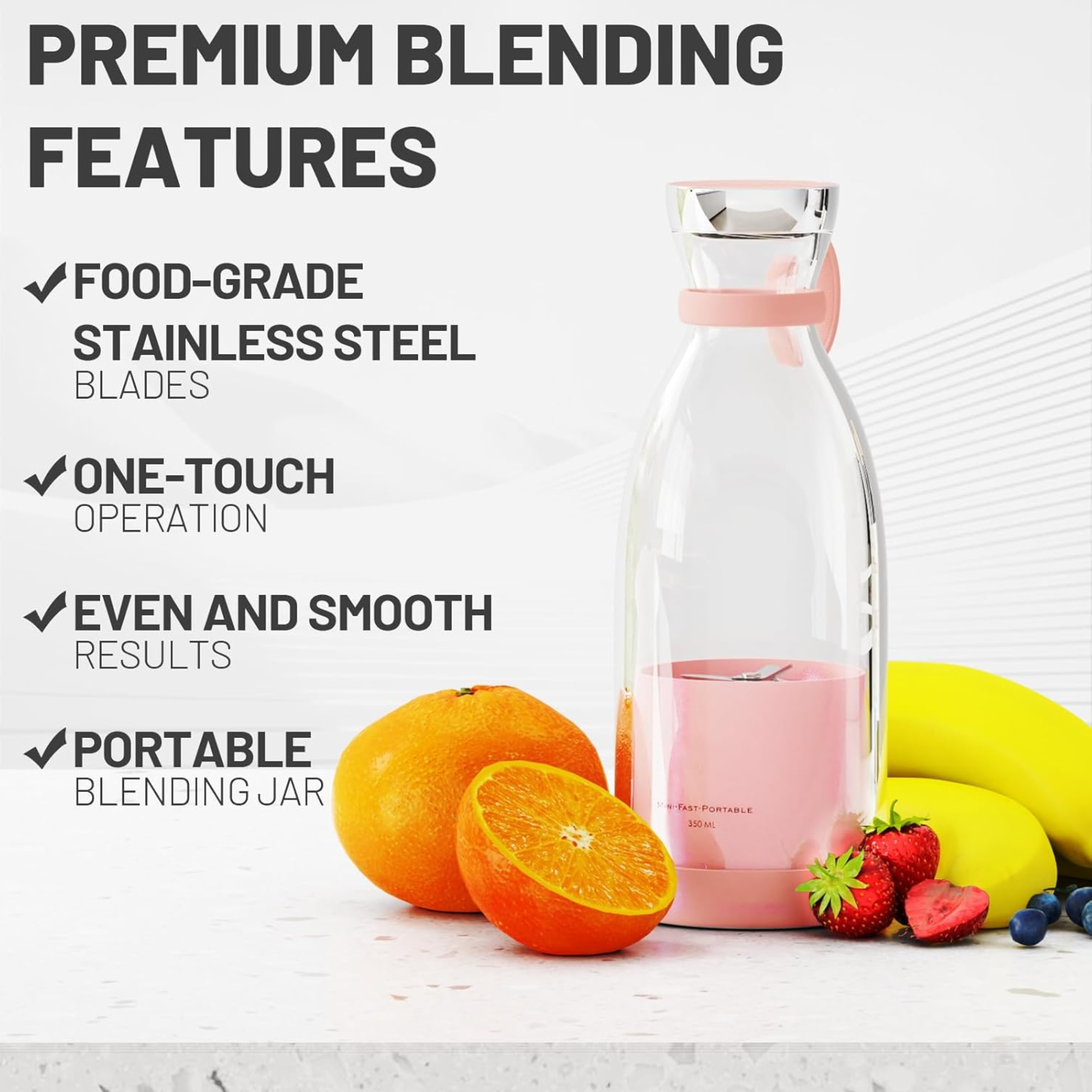 Portable blender — enjoy fresh smoothies anywhere
