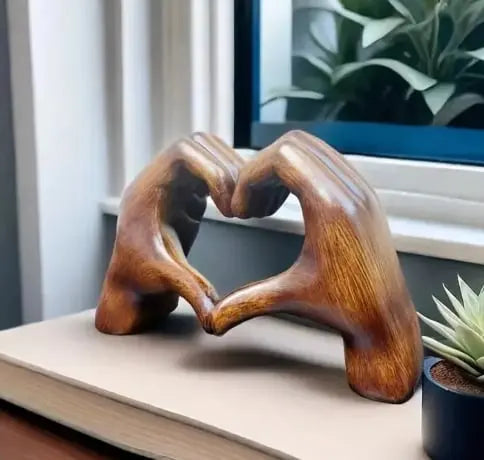 Buy 1 Get 1 Free | Heartilia™ — Timeless Wood-Grain Heart Sculpture