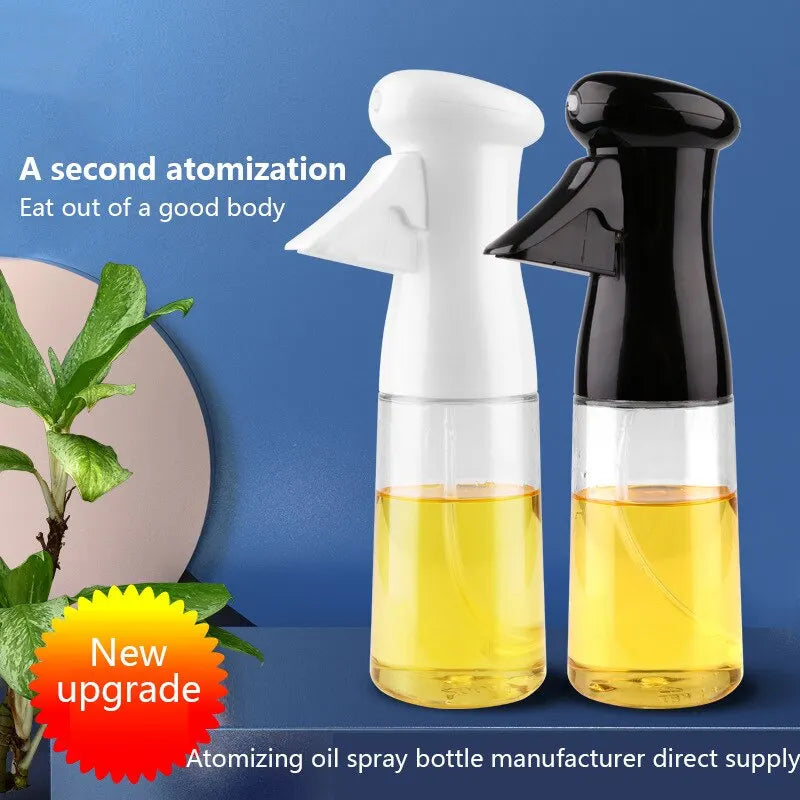 Clear Cooking Oil Spray Bottle – Eco-Friendly Kitchen Sprayer with Precise Pouring