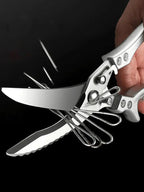 Stainless Steel Poultry Shears Extra Strong – Cuts Bones, Meat & Fish