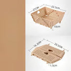 Foldable Draining and Storage Basket – Space-Saving, Heat-Resistant Organizer