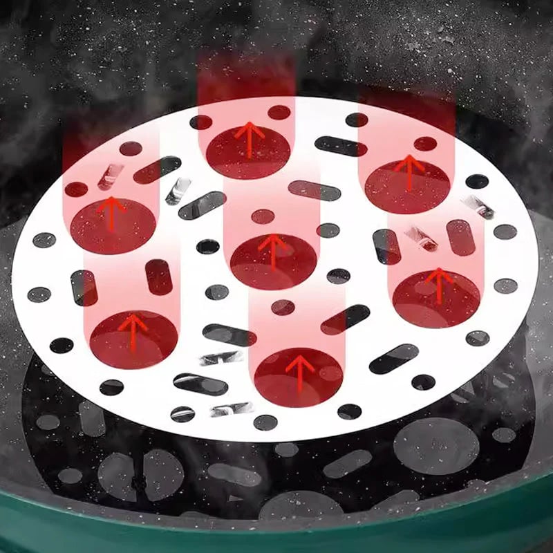 Silver Stainless Steel Steamer Rack with Stand for Cooking Mivoza Deutschland