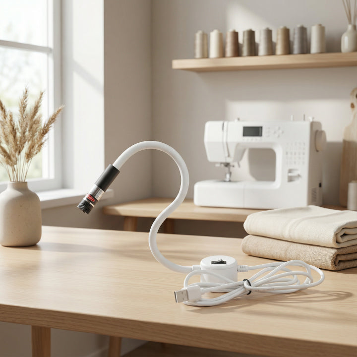 Magnetische Nähhilfe mit Licht