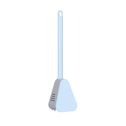 Hygienic silicone toilet brush