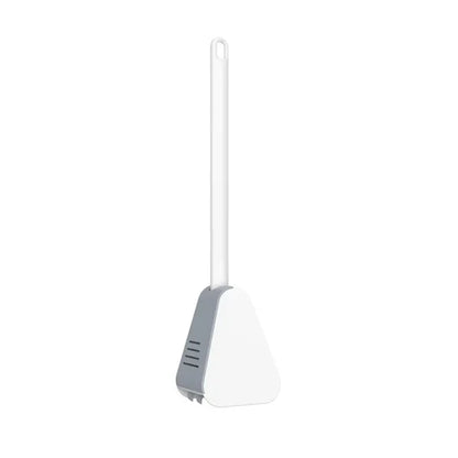 Hygienic silicone toilet brush