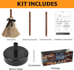 Schwebender Hexenbesen – Animierte Halloween-Dekoration mit unheimlichem Lachen Mivoza Deutschland