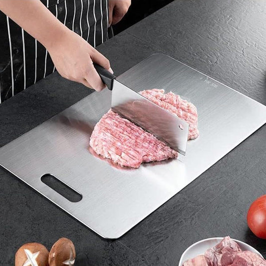 Reliable Stainless Steel Cutting Board — Healthy Cutting Without Microplastics