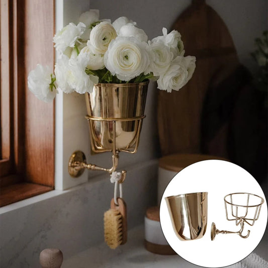 Decorative Wall Vessel Vintage — For Flowers, Mail, Linen & Utensils