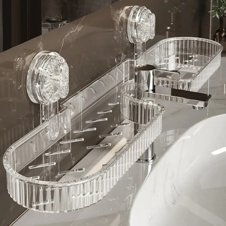 Wasserhahn-Regal mit hoher Tragkraft — Hält schwere Pflegeprodukte zuverlässig Mivoza Deutschland