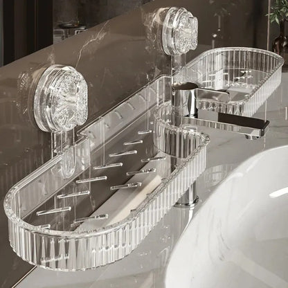 Wasserhahn-Regal mit hoher Tragkraft — Hält schwere Pflegeprodukte zuverlässig Mivoza Deutschland