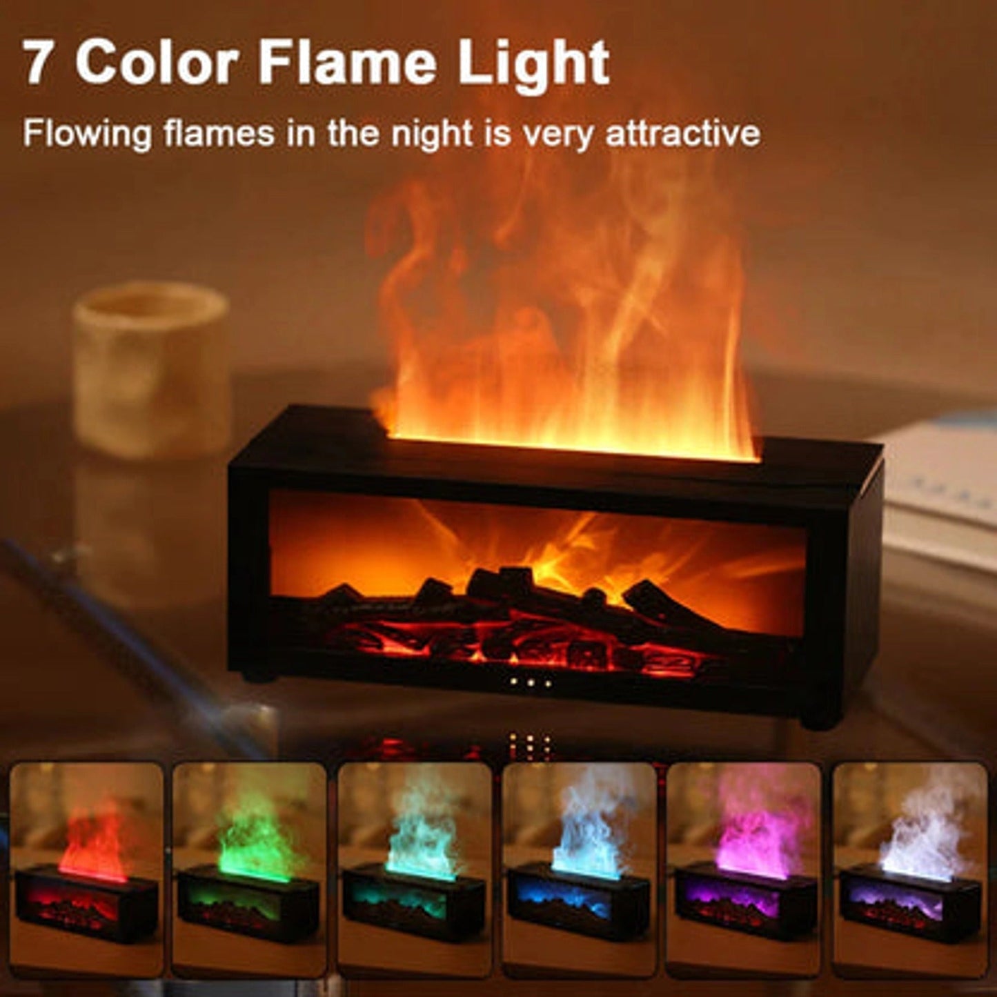 Fireplace Aroma Diffuser — Set the Mood with Gentle Aroma