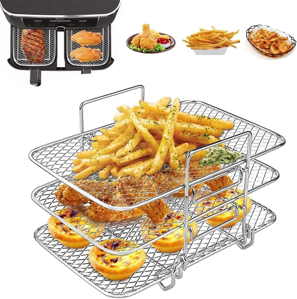 Stainless Steel Rack for Air Fryer — Crispy Results Without Constant Turning