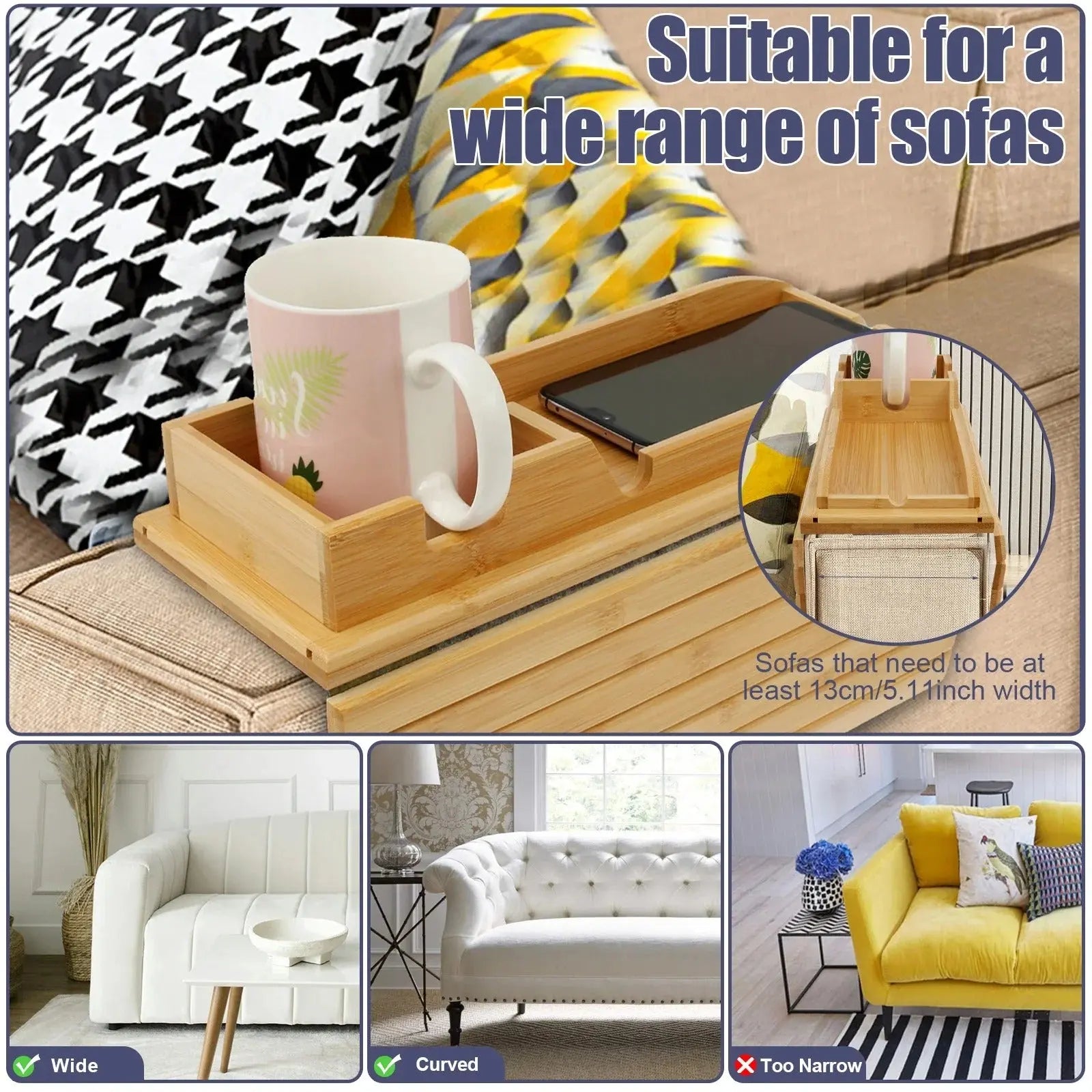 Sofa-Tablett — stabile Ablage für entspannten Genuss Mivoza Deutschland