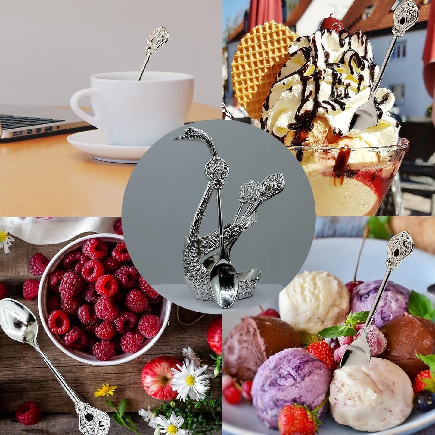 Exquisites Kaffeelöffel-Set — Vollendet dein königliches Kaffeeerlebnis Mivoza Deutschland