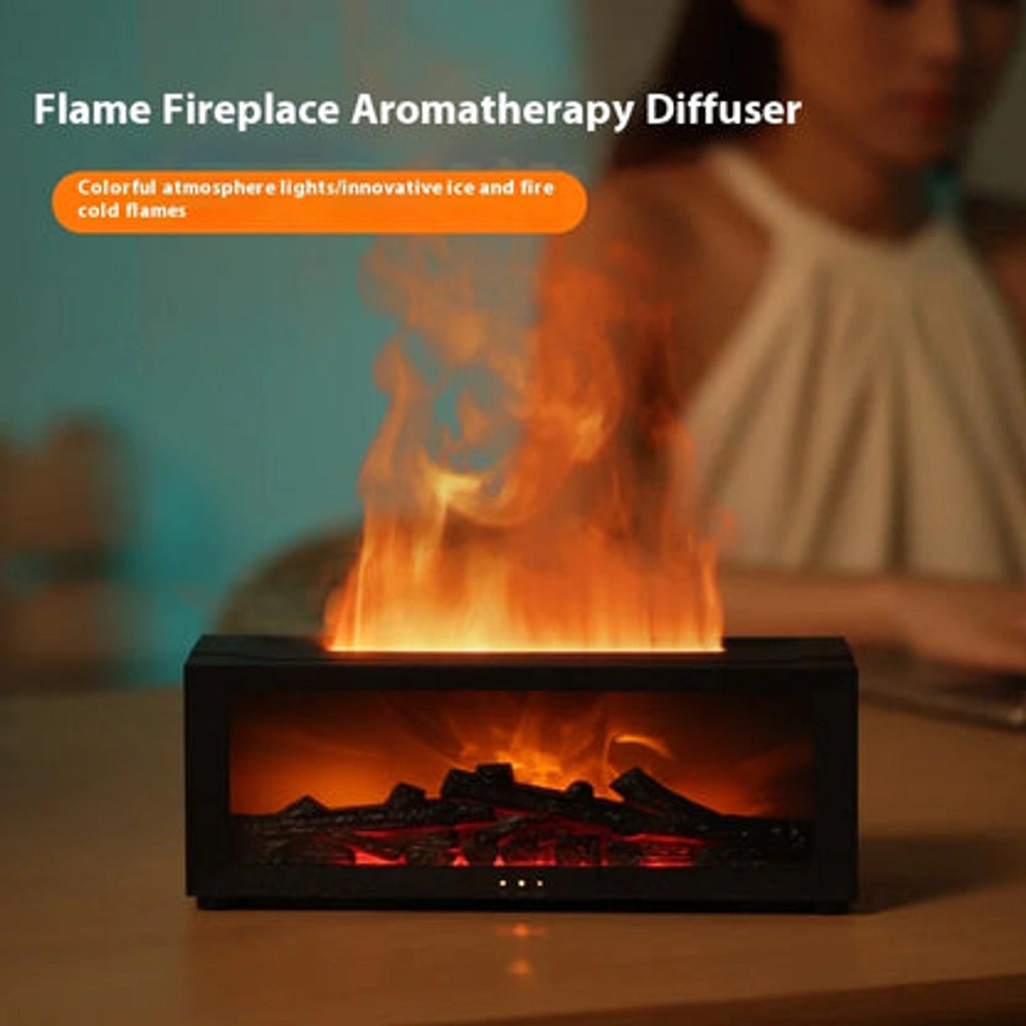 Fireplace Aroma Diffuser — Set the Mood with Gentle Aroma