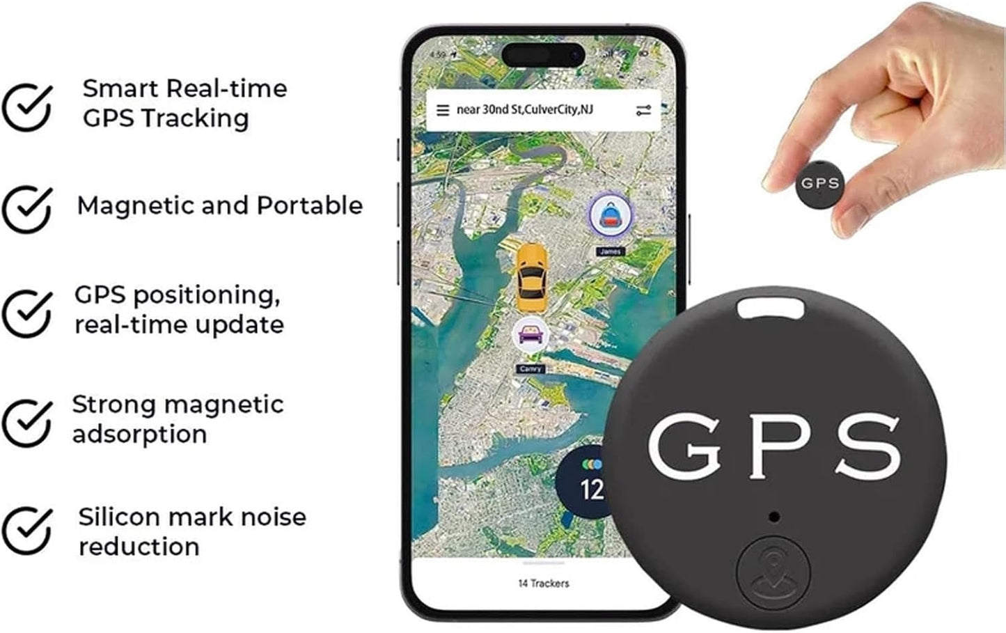 Mini GPS Tracker with Magnet – Secure Tracking Anytime, Anywhere