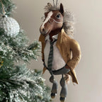 Handmade Horse Ornament – Eco-Friendly Holiday Charm