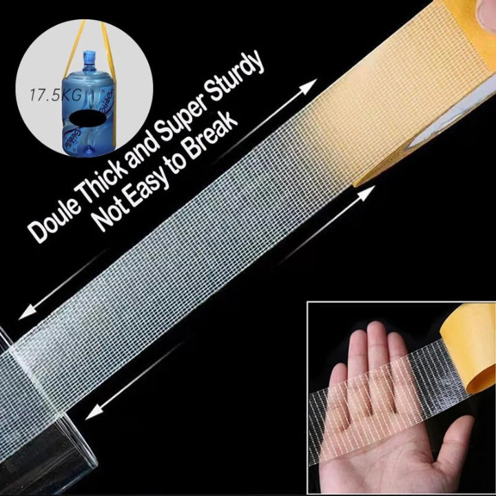 Doppelseitiges Transparentband — Haftet fest, löst sich rückstandsfrei Mivoza Deutschland