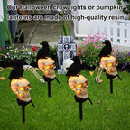 Solar Totenkopf-Licht mit Krähe — 6–10 Std. stabile Nachtbeleuchtung Mivoza Deutschland