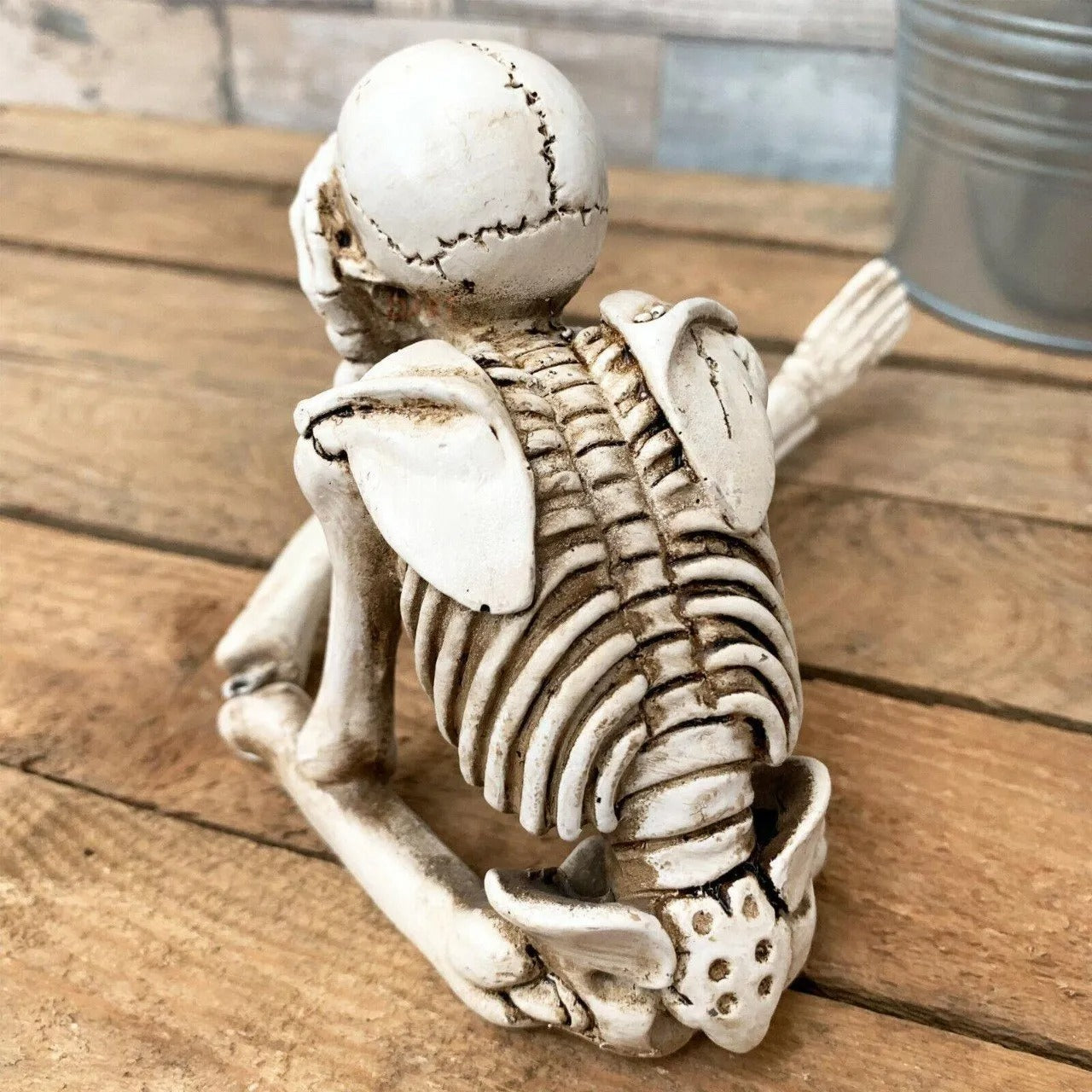 Three Wise Skeletons — Fireplace Decoration for Halloween