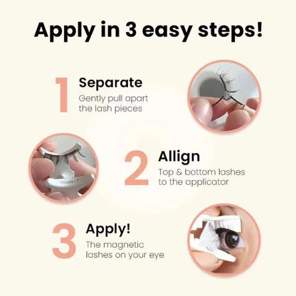 Self-adhesive Eyelashes — Perfectly Applied in Just 3 Seconds
