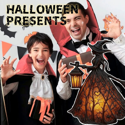 Enchanted Witch Lamp – Handcrafted Halloween Light for Cozy Nights