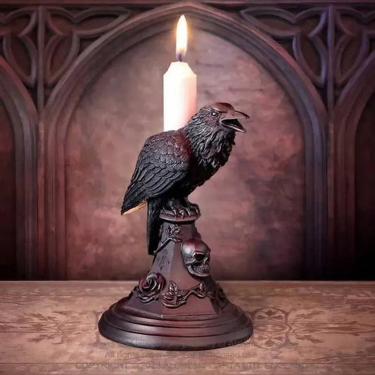 Gothic Style Resin Candlestick Figurines Mivoza Deutschland