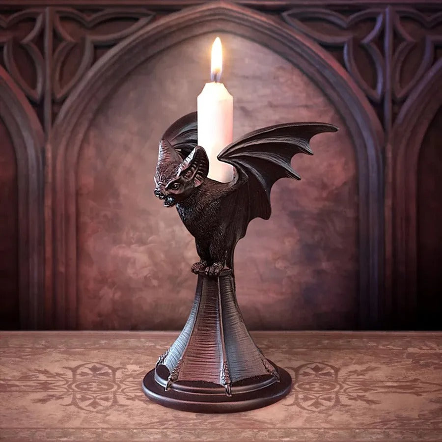 Gothic Style Resin Candlestick Figurines Mivoza Deutschland