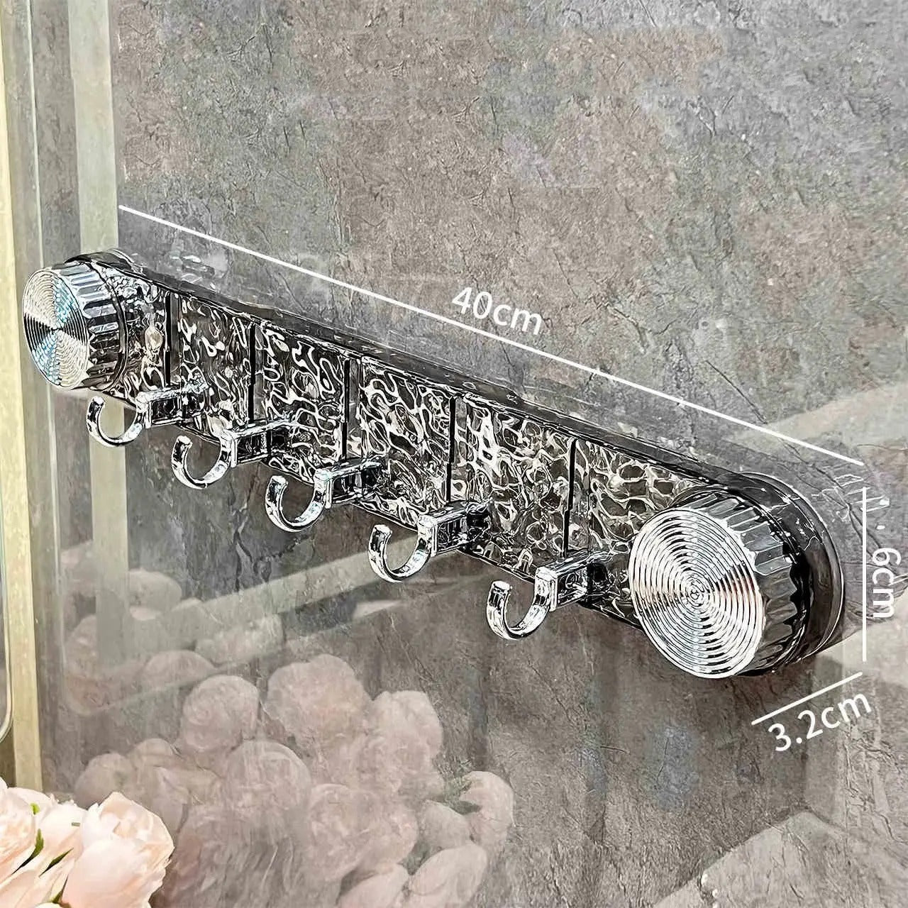 Rotatable Suction Cup Hook Rack — Quick Setup & Sleek Home Solution