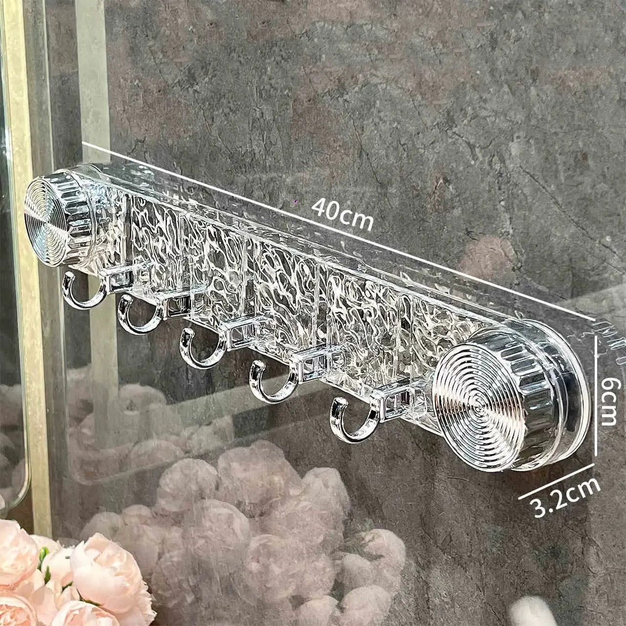 Rotatable Suction Cup Hook Rack — Quick Setup & Sleek Home Solution