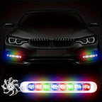 Luces LED para coche impulsadas por viento – Brillantes, resistentes a la intemperie y sin batería (paquete de 2)