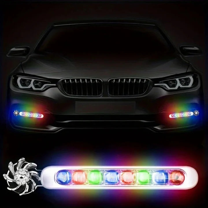 Wind-Powered Car LED Lights – Bright, Weatherproof & Battery-Free (2 Pack)