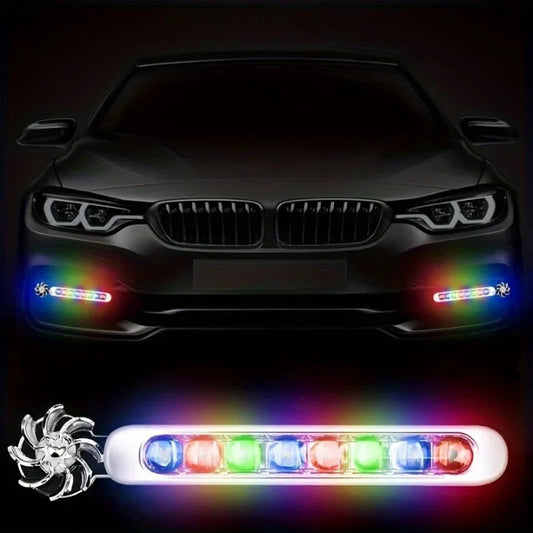 Wind-Powered Car LED Lights – Bright, Weatherproof & Battery-Free (2 Pack)