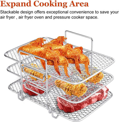 Stainless Steel Rack for Air Fryer — Crispy Results Without Constant Turning