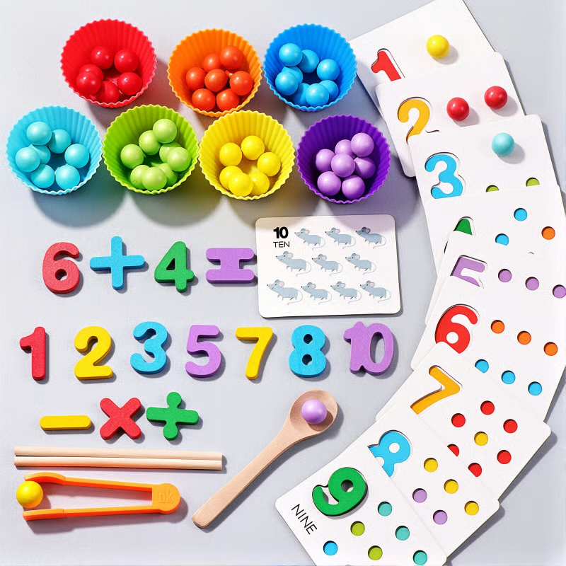 Montessori Math Toy — Build Confidence with Fun Counting