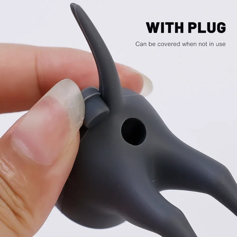 Zahnbürstenhalter im Hunde-Popo-Stil — Spaß beim Zähneputzen 2er Set Mivoza Deutschland