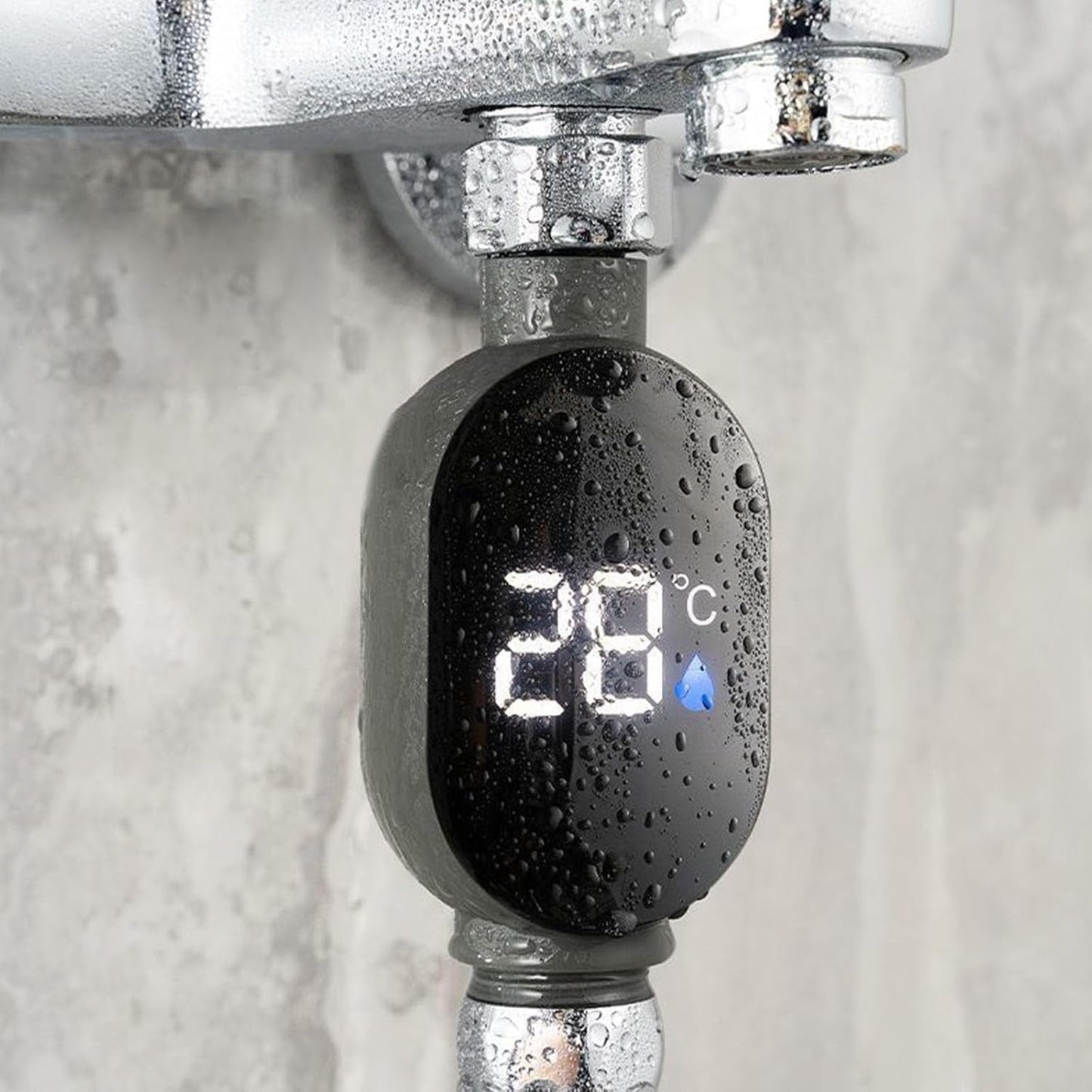 Digital Shower Thermometer — Perfect Water Temperature All Winter Long