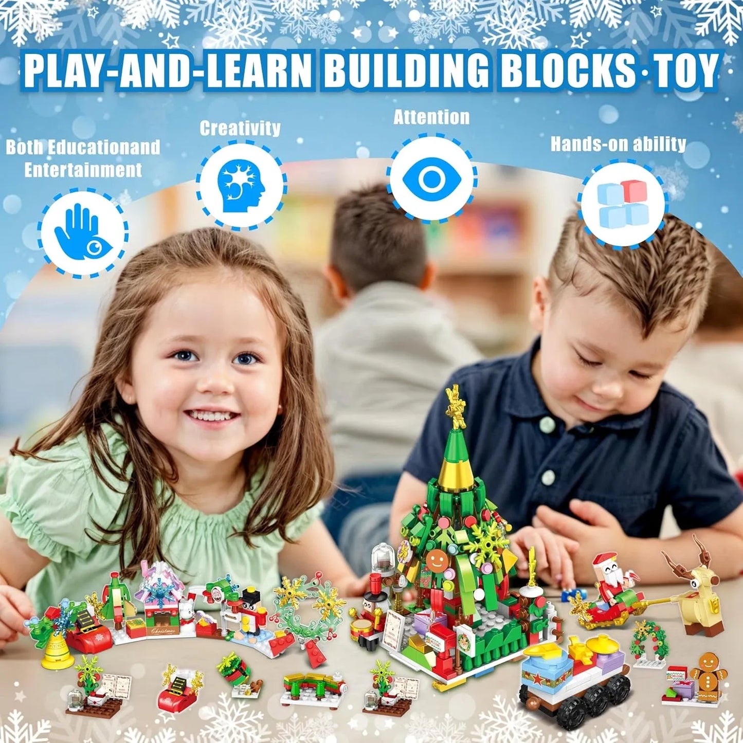 Building Block Set Advent Calendar — 24 Days Full of Building & Play Fun