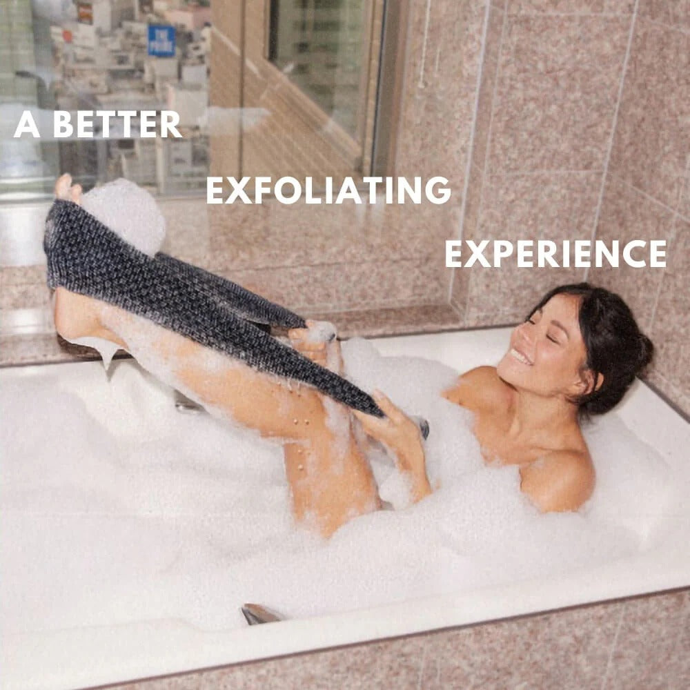 Peeling-Duschtuch — Für strahlend glatte & seidig-weiche Haut Mivoza Deutschland